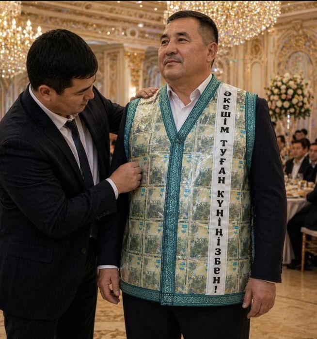 Денежный жакет на заказ