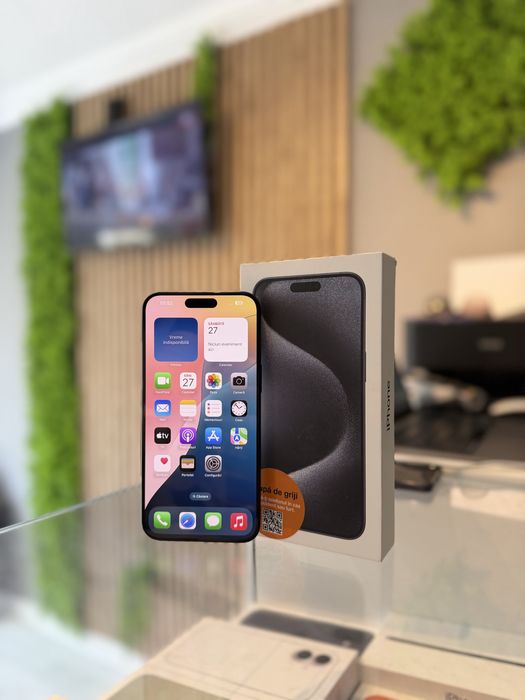 **ATS GSM** iPhone 15 Pro Max 256Gb Blue/Nou/Fact+Gar 12 luni