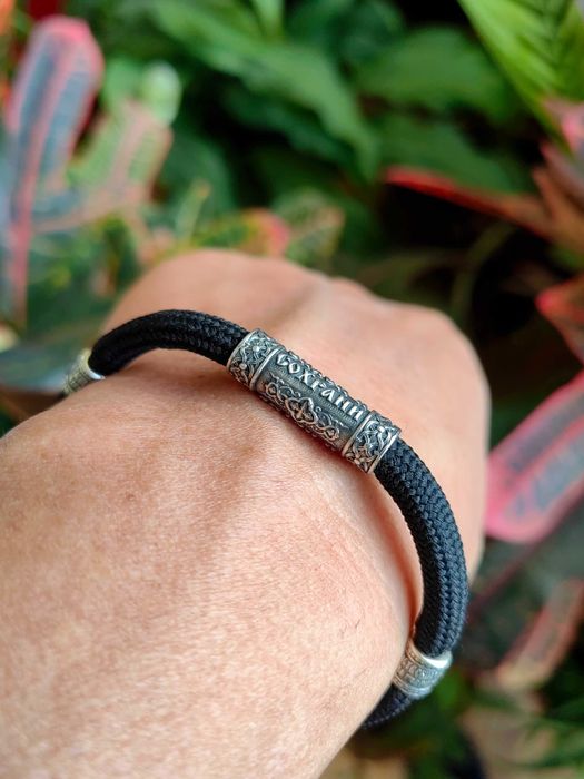 Мъжка сребърна гривна, православна сребърна гривна, дамска гривна