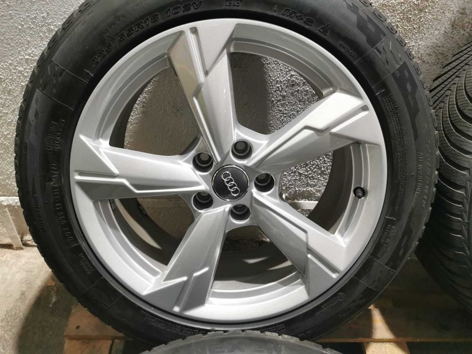 Jante Originale Audi A6 A4 A5 .R 18 .cu anvelope de iarna