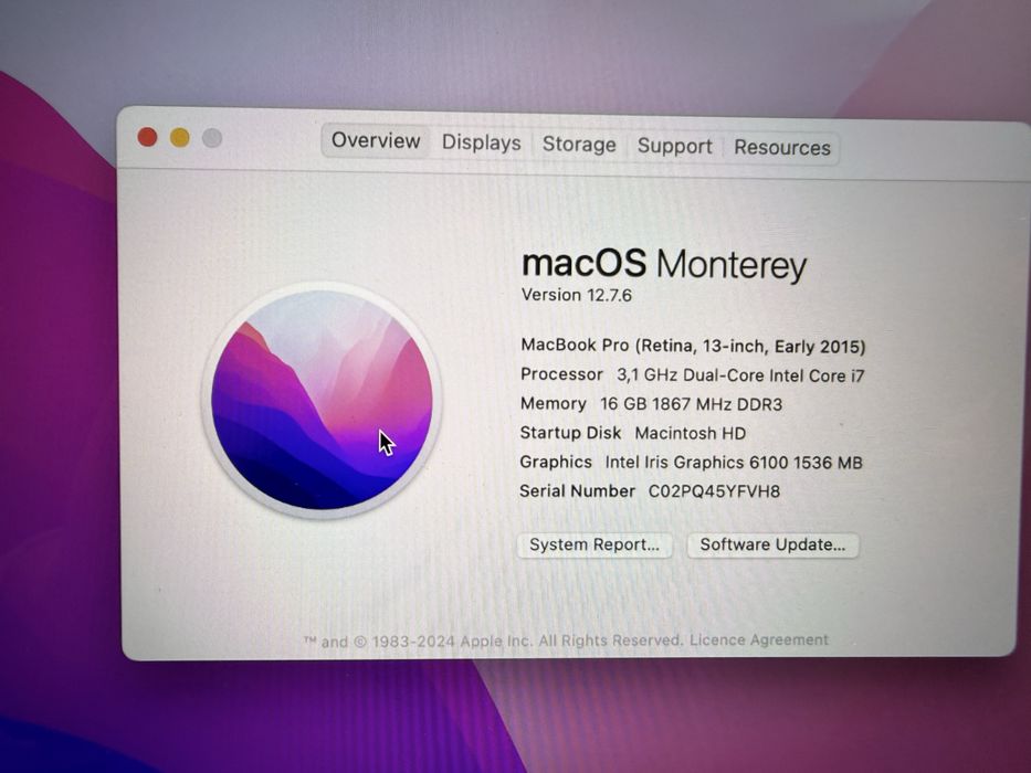 Macbook Pro Early 2015 13”