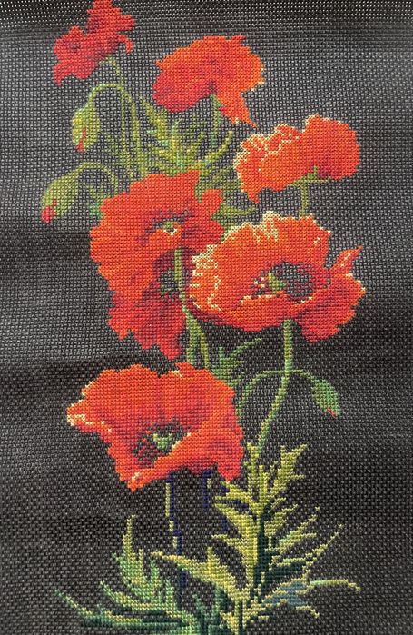 Картины ручной работы, вышитые крестиком