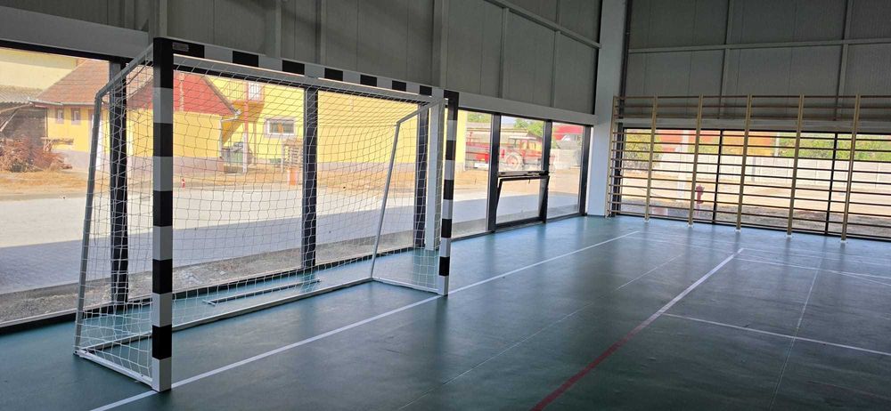 Porți Handbal 3x2 m - Lemn Pătrat 80x80 mm