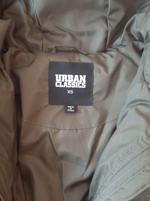 Дамско зимно яке Urban Classics зелено