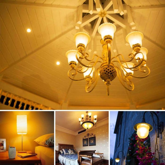 25W LED крушки тип „корневид“, еквивалент на 200W, 4000K мека топло бяла светлина, цокъл E26/E27, недимируеми енергоспестяващи крушки, 3 броя