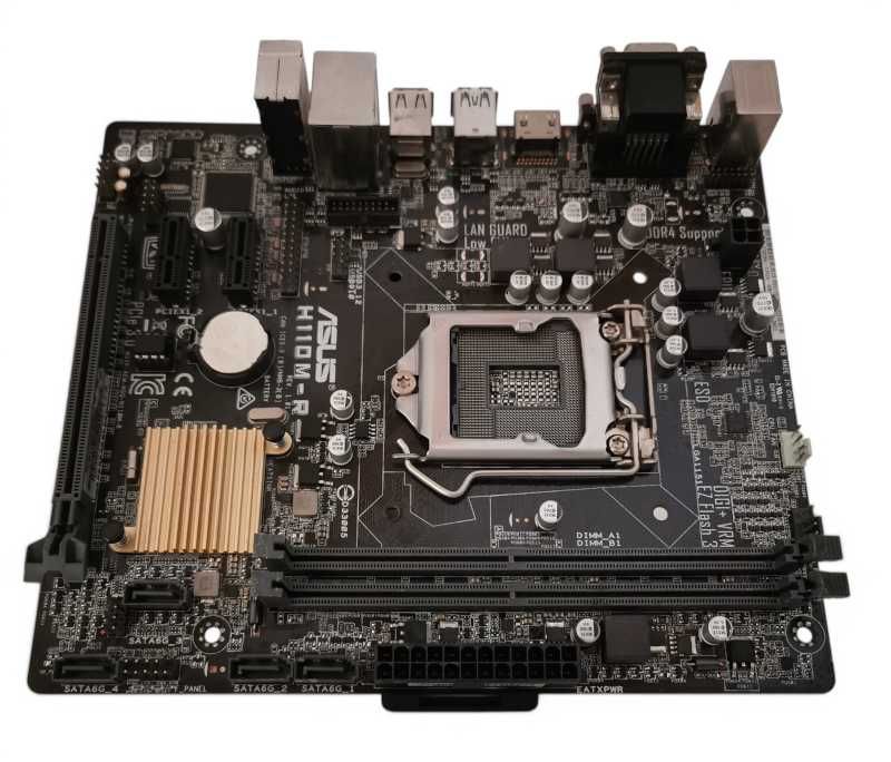Kit Intel i5 6600 + Asus H110M-R + 8gb DDR4 | Quad Core | 3.3 Ghz | Garantia!