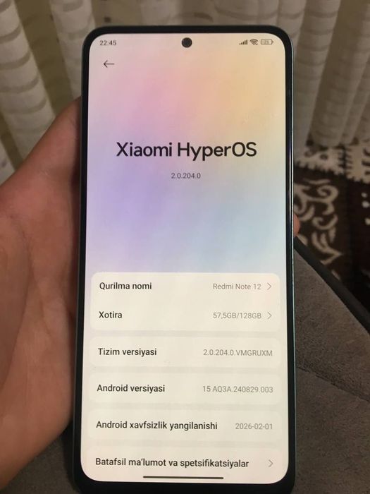 Redmi note 12 128/4