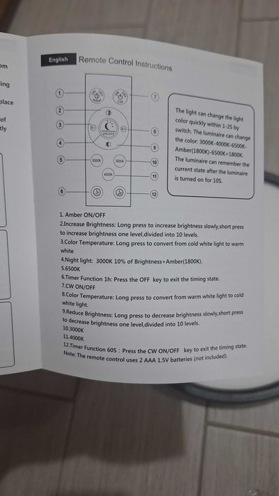 Нова LED лампа / плафон с дистанционно 24W (Регулиране на светлината)  Описание: Продавам чисто нов, неизползван LED плафон (таванна лампа).
