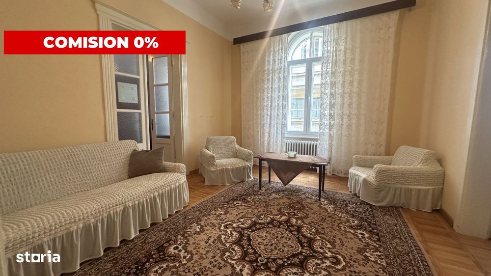 3 camere - Piata Libertatii - Etaj 1 - Centrala proprie - Comision 0%