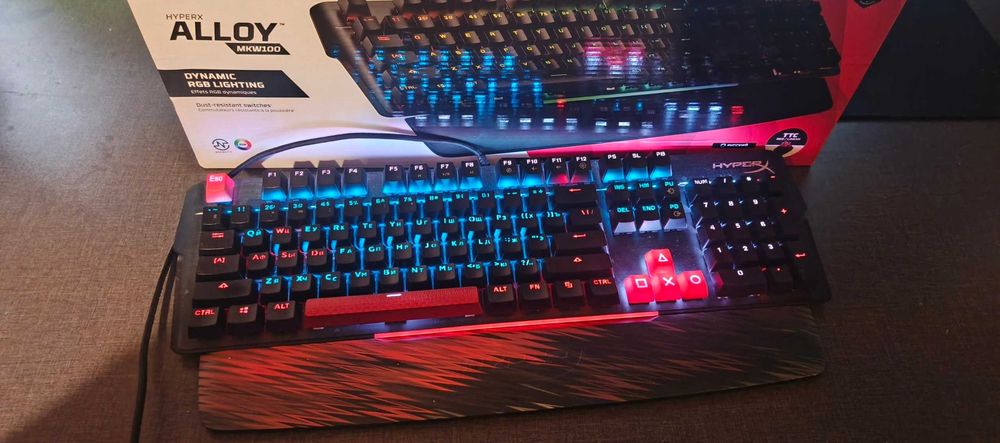 Кастостомная клавиатура механика HyperX Alloy MKV100/eng/ru