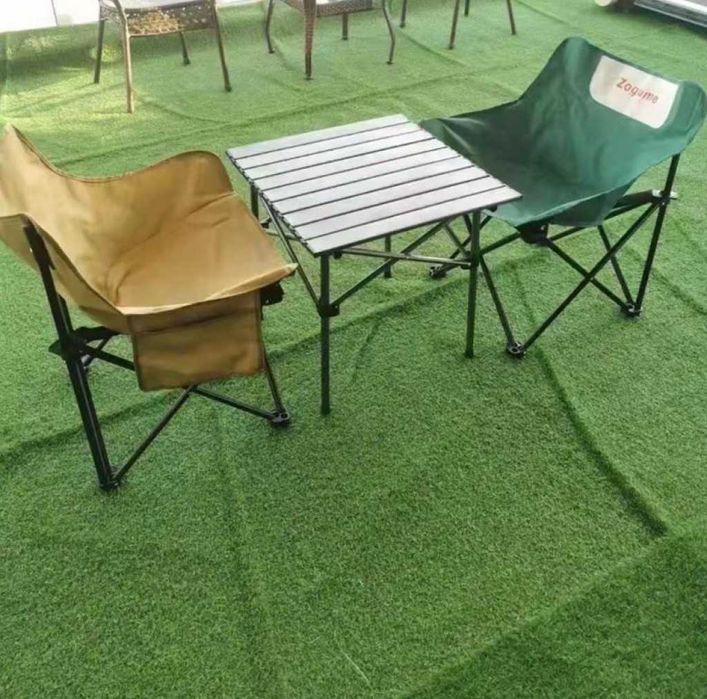 Комплект сгъваеми градински столове  + Mаса подходящи за къмпинг