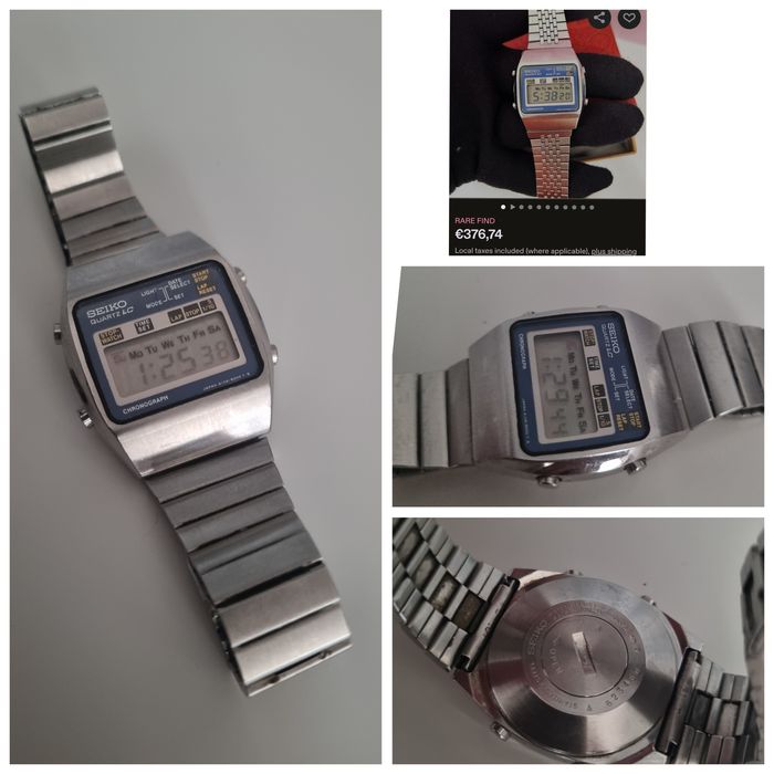 Ceas 1978 Seiko LCD Chronograph A128-5000