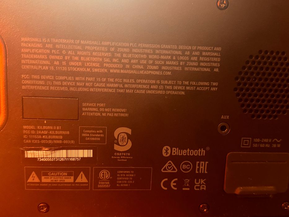 Колонка Marshall Kilburn ll