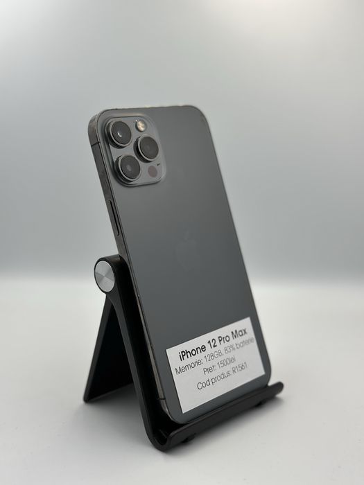 iPhone 12 Pro Max - 128gb memorie, 83% baterie, 1 an garantie