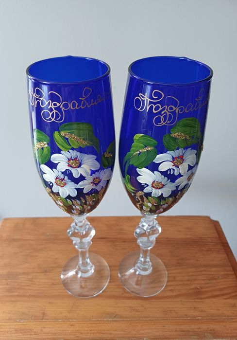 Свадебные фужеры из СССР