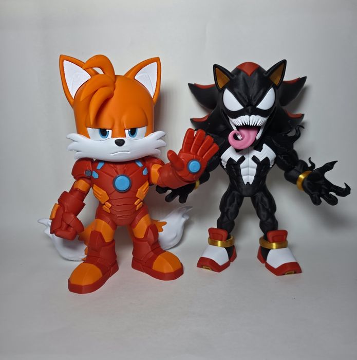 3D-фигуроки Sonic × Marvel | Кроссовер | Авторская серия