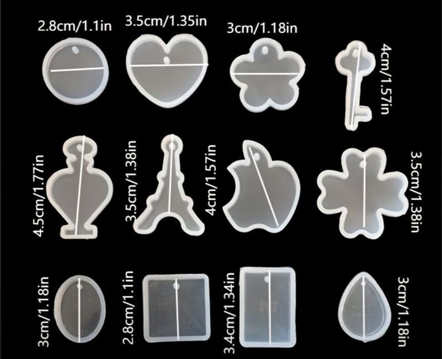 Matrite silicon cercei medalioane