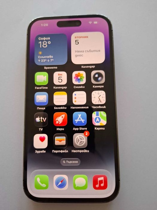 Мобилен телефон iPhone 14 Pro 512GB eSim 77%BH