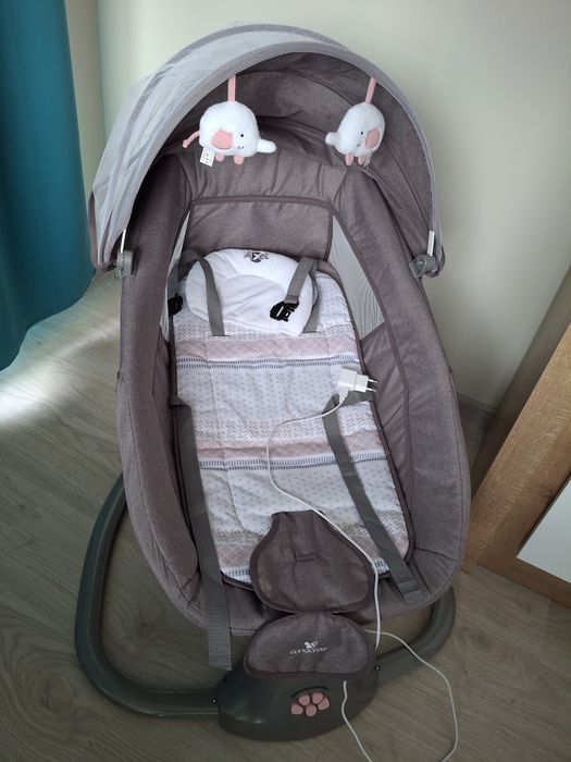 CANGAROO Електрическа люлка - шезлонг AXEL СИВА