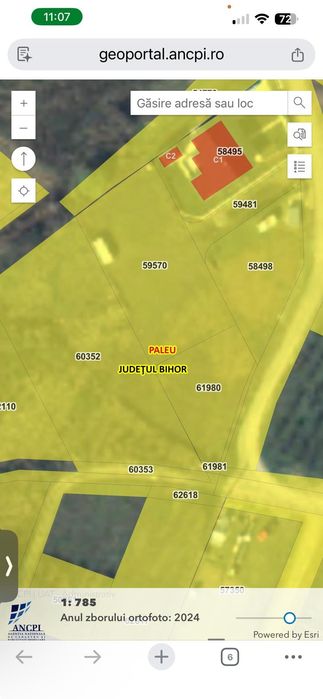 Teren intravilan Paleu, Bihor