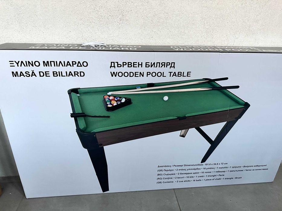 Masa de Biliard din Plastic 63.8x35x15.5cm