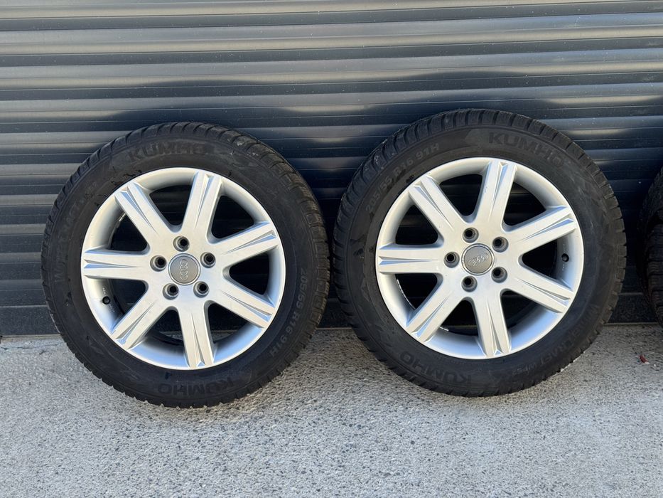 Roti complete de iarna 5x112 205 55 R16 DOT 2024 kumho