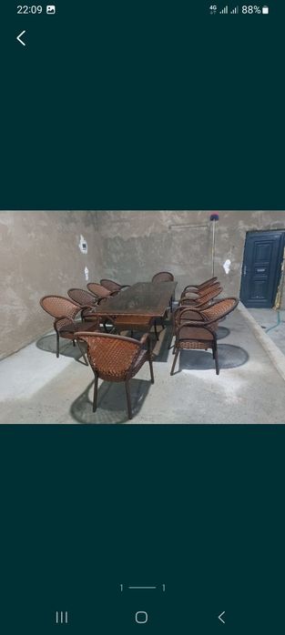 Ratan mebel 10kishlik  yoki 6kishilik  tayyorlab beramiz