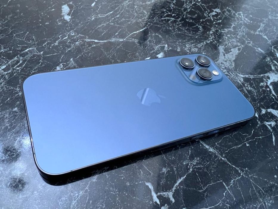 Iphone 12 pro max 256 gb pacific blue в отличном состоянии