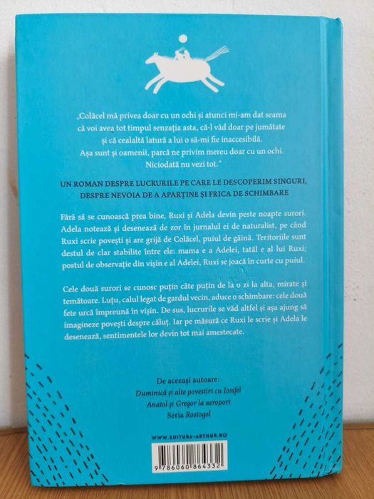 -50% Carte copii Sora lui Colacel, de Lavinia Braniste, editura ARTHUR