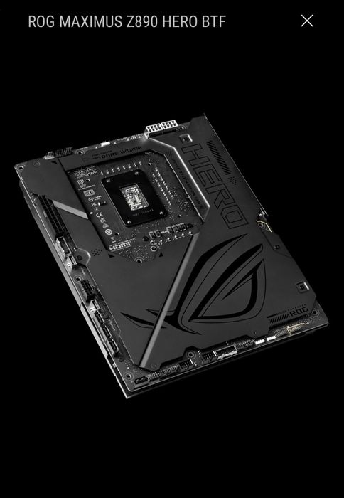 Placa de baza Asus ROG Z890 Hero BTF pentru intel ultra series