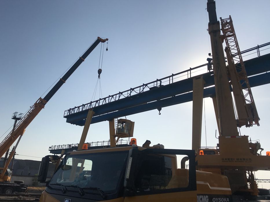 Казловой кран 6.3 т холати яхши Тошкентда