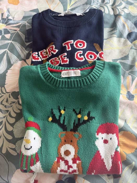 Коледни пуловери НМ за момче 9-10 години