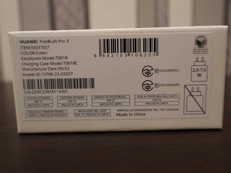 Безжични слушалки Huawei Freebuds Pro 3