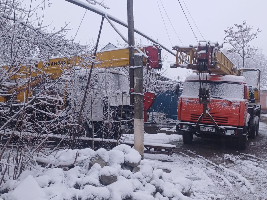 Avtokran xizmati 25 ton 28 m