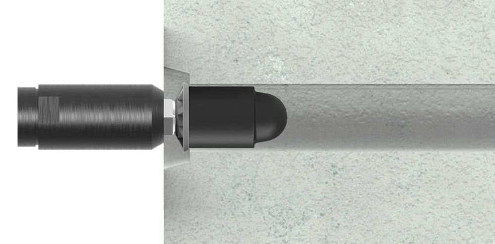 Кофражна тръба с конус за многократна употреба - Ф25мм.