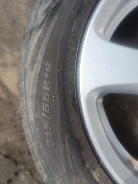 Set Jante Aliaj Borbet 16" 5x110 (KBA 45257) + Anvelope Vara 215/55 R16 Nexen