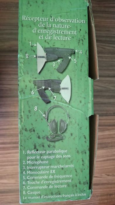Уред за слушане на птици и далечни разстояния