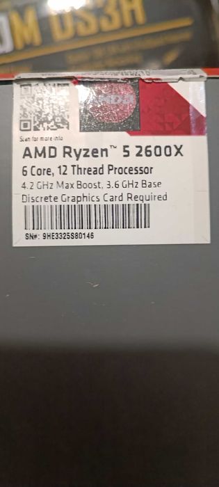 Процессор Ryzen 5 2600X BOX