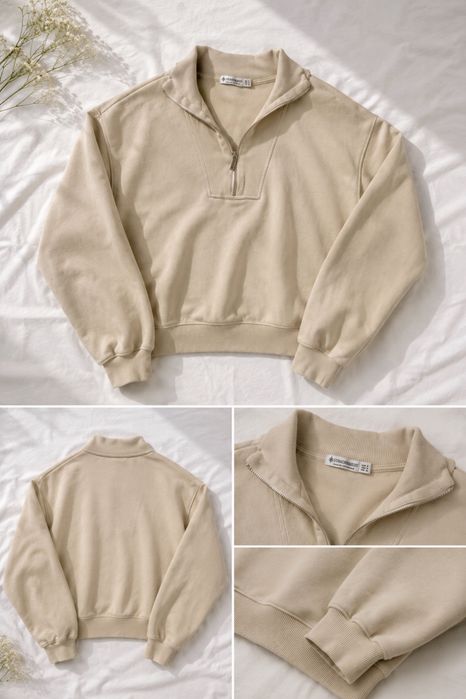 Бежевый полузамок Stradivarius — S