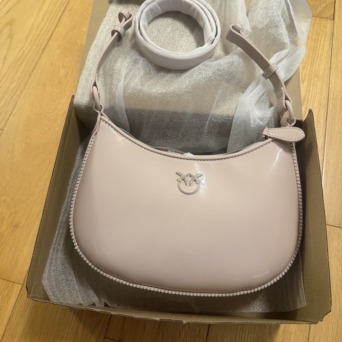 Оригинална чанта Pinko от естествена кожа