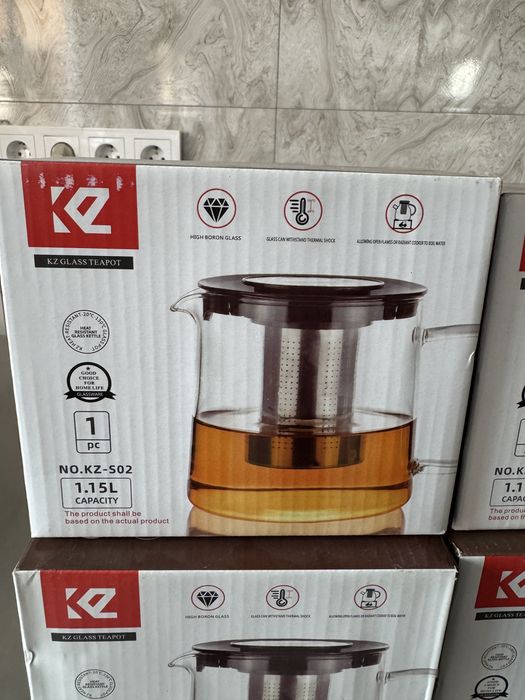Новый чайник жаропрочное стекло