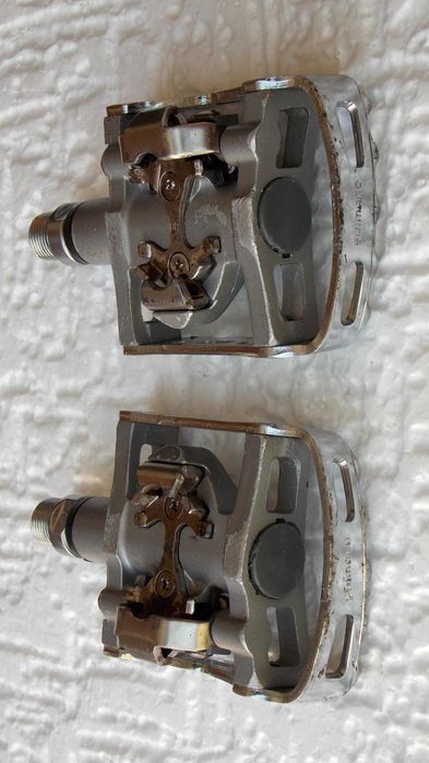 pedale SPD Shimano PD-M324 bicicleta mtb duraluminiu sosea