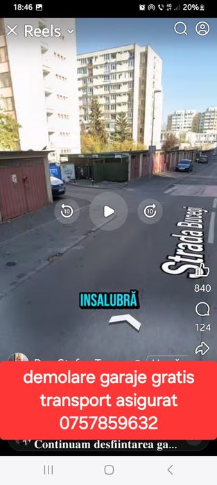 Demolari garaje gratis cluj asiguram transport și manipulare