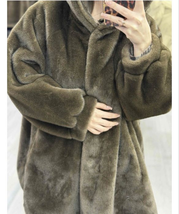 Эко шуба новый оверсайсз