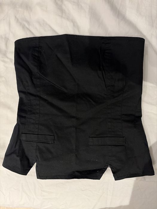 Top bandeau negru Nümph