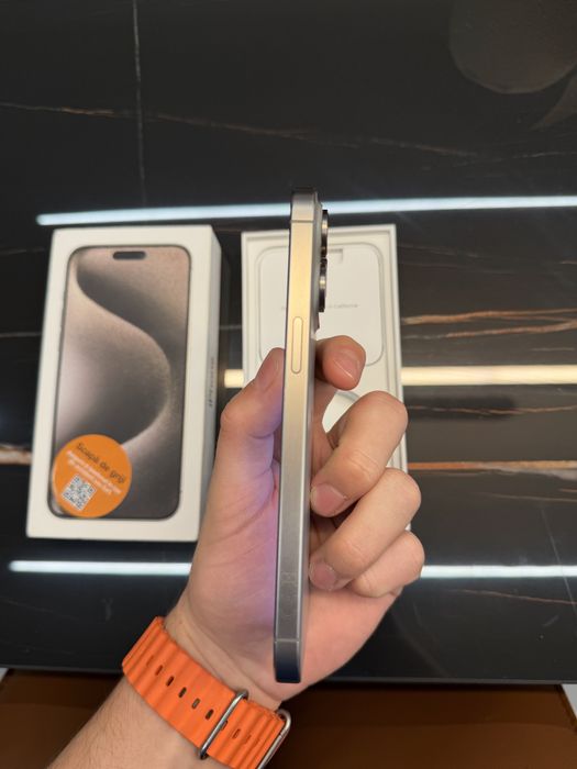 iPhone 15 Pro Max – 256 GB – Natural Titanium – Full Box