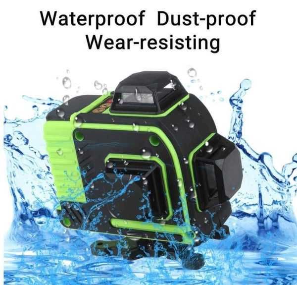 НЕСМКИ 4D Лазарен Нивелир с 16 Линии с Тринога + Аксесоари + ЛЕД ФЕНЕР