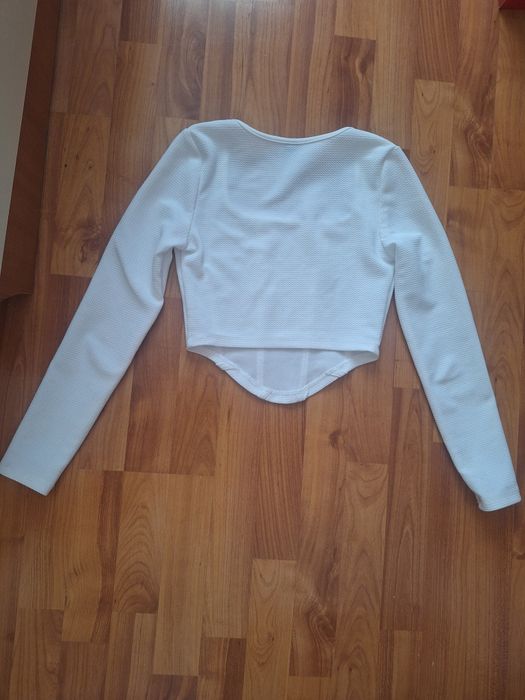 Бяла дамска блуза