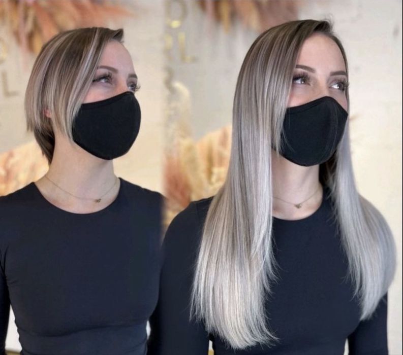 Наращивание волос по акции