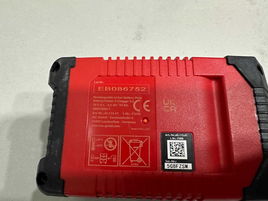 Acumulator Einhell Power X-Change 18V 3,0Ah - NEFOLOSIT, art. 45.113.41